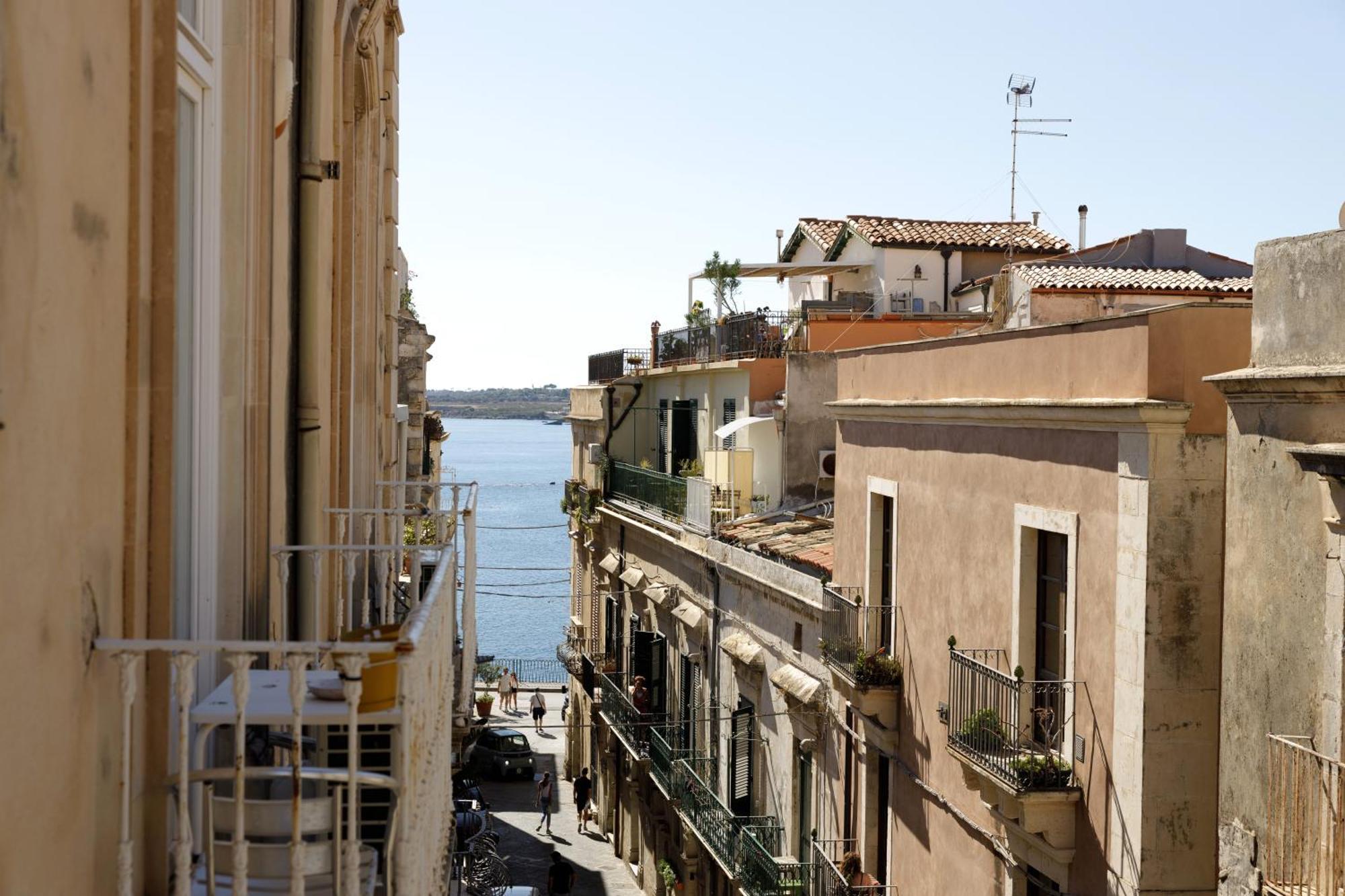 Camera Con Bagno Privato Vista Mare Ortigia Syracuse Exterior foto